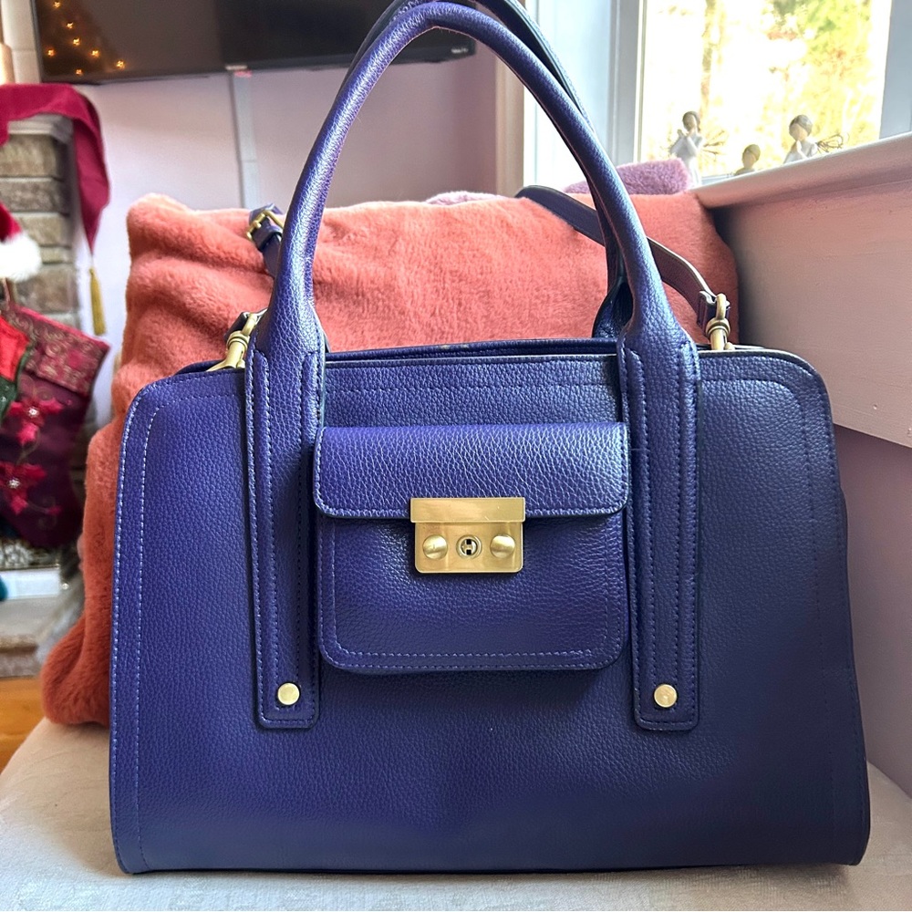 3.1 Phillip Lim (Target) Purple Satchel Handbag w/crossbody strap medium…